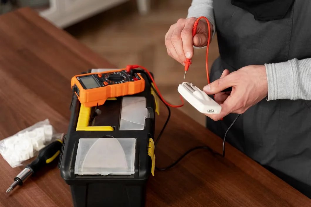 Elektrische Messung am Gerät